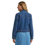 Wrangler Womens Classic Denim Jacket (112373778) Light Wash