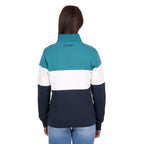 Wrangler Womens Dana 1/4 Zip Pullover (X6W2597549) Navy/Teal