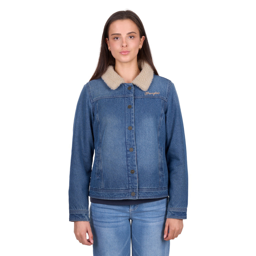 Wrangler Womens Dixie Jacket (X6W2701568) Denim/Multi