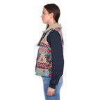 Wrangler Womens Dixie Reversible Vest (X6W2602570) Denim/Multi