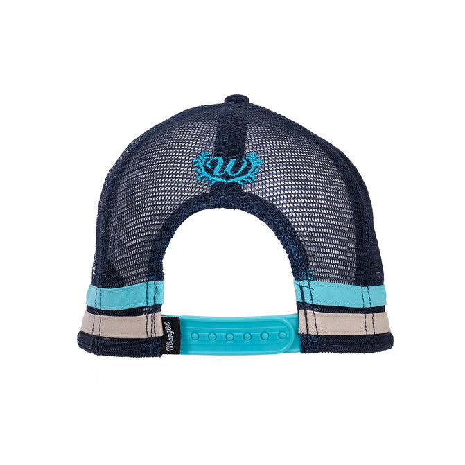 Wrangler Womens Elly High Profile Trucker Cap (X6W2943CAP) Navy/Blue OSFM