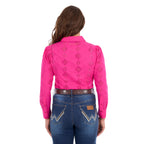 Wrangler Womens Fleur L/S Shirt (X6S2104600) Pink