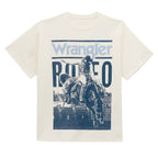 Wrangler Womens Girlfriend Fit S/S Tee (112379646) Egret Flat Lay