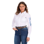 Wrangler Womens Hazel Logo L/S Shirt (XCP2111608) White