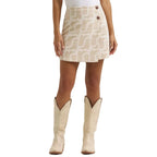 Wrangler Womens Jacquard Skirt (112382746) Beige