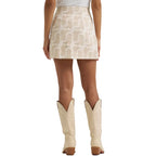 Wrangler Womens Jacquard Skirt (112382746) Beige