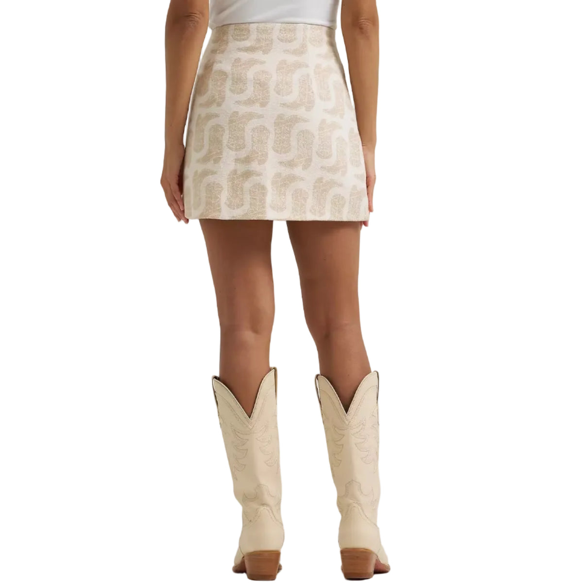 Wrangler Womens Jacquard Skirt (112382746) Beige