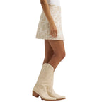 Wrangler Womens Jacquard Skirt (112382746) Beige