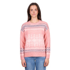 Wrangler Womens Janey Pullover Jumper (X6W2542577) Pink
