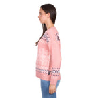 Wrangler Womens Janey Pullover Jumper (X6W2542577) Pink