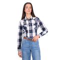 Wrangler Womens Jewell L/S Shirt (X6W2127563) Navy