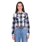Wrangler Womens Jewell L/S Shirt (X6W2127563) Navy