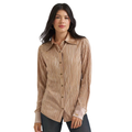 Wrangler Womens Lainey L/S Snap Shirt (112382814) Rose Gold