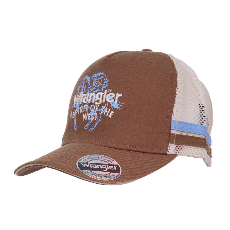 Wrangler Womens Lin High Profile Trucker Cap (X6W2940CAP) Rust OSFM