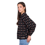 Wrangler Womens Lucille L/S Blouse (X6W2513556) Black