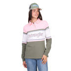 Wrangler Womens Luella Rugby (X6W2577543) Green-Pink_