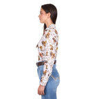 Wrangler Womens Marilyn L/S Shirt (X6W2126558) Ivory