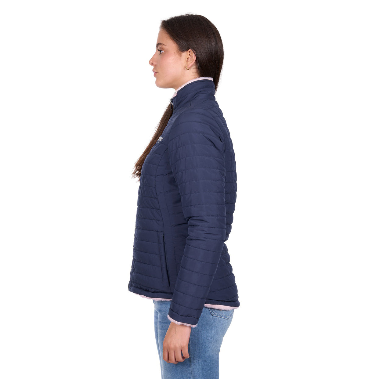 Wrangler Womens Marta Reversible Jacket (X6W2790572) Navy/Pink