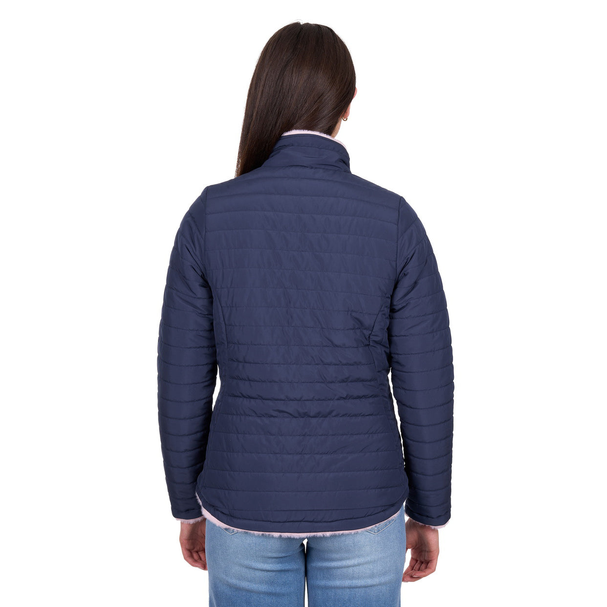 Wrangler Womens Marta Reversible Jacket (X6W2790572) Navy/Pink