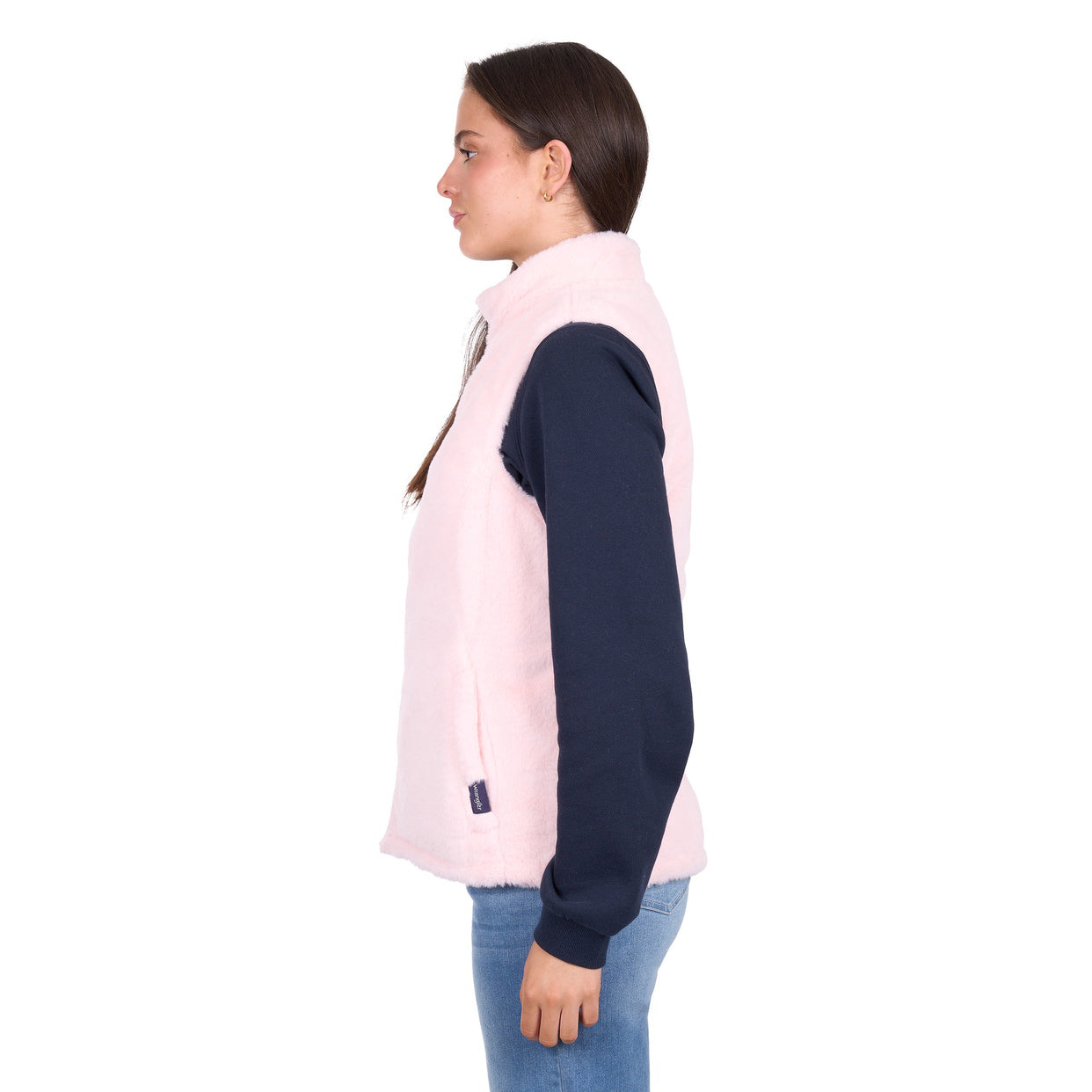 Wrangler Womens Marta Reversible Vest (X6W2694573) Navy/Pink