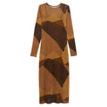 Wrangler Womens Maxi Dress (112382666) Brown Front