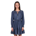 Wrangler Womens Melissa L/S Dress (X6W2405450) Navy
