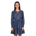Wrangler Womens Melissa L/S Dress (X6W2405450) Navy