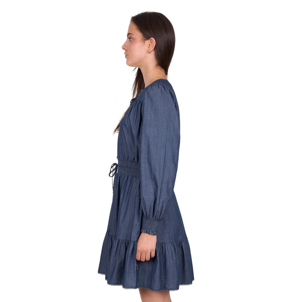 Wrangler Womens Melissa L/S Dress (X6W2405450) Navy
