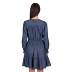 Wrangler Womens Melissa L/S Dress (X6W2405450) Navy