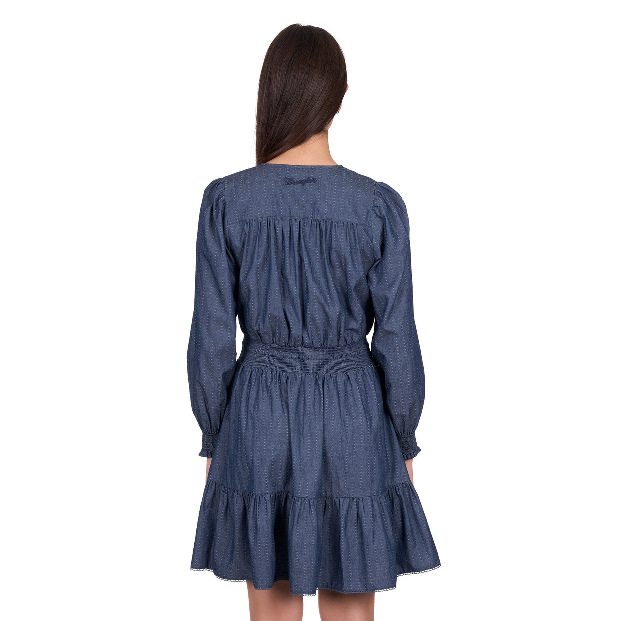 Wrangler Womens Melissa L/S Dress (X6W2405450) Navy