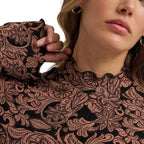 Wrangler Womens Mock Neck Knit Jumper (112382532) Black