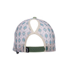Wrangler Womens Nat High Profile Ponytail Trucker Cap (X6W2935CAP) Sage/Off White OSFM