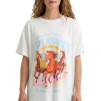 Wrangler x Lainey Wilson Womens Neon Rainbow S/S Tee (112382813) White