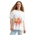 Wrangler x Lainey Wilson Womens Neon Rainbow S/S Tee (112382813) White