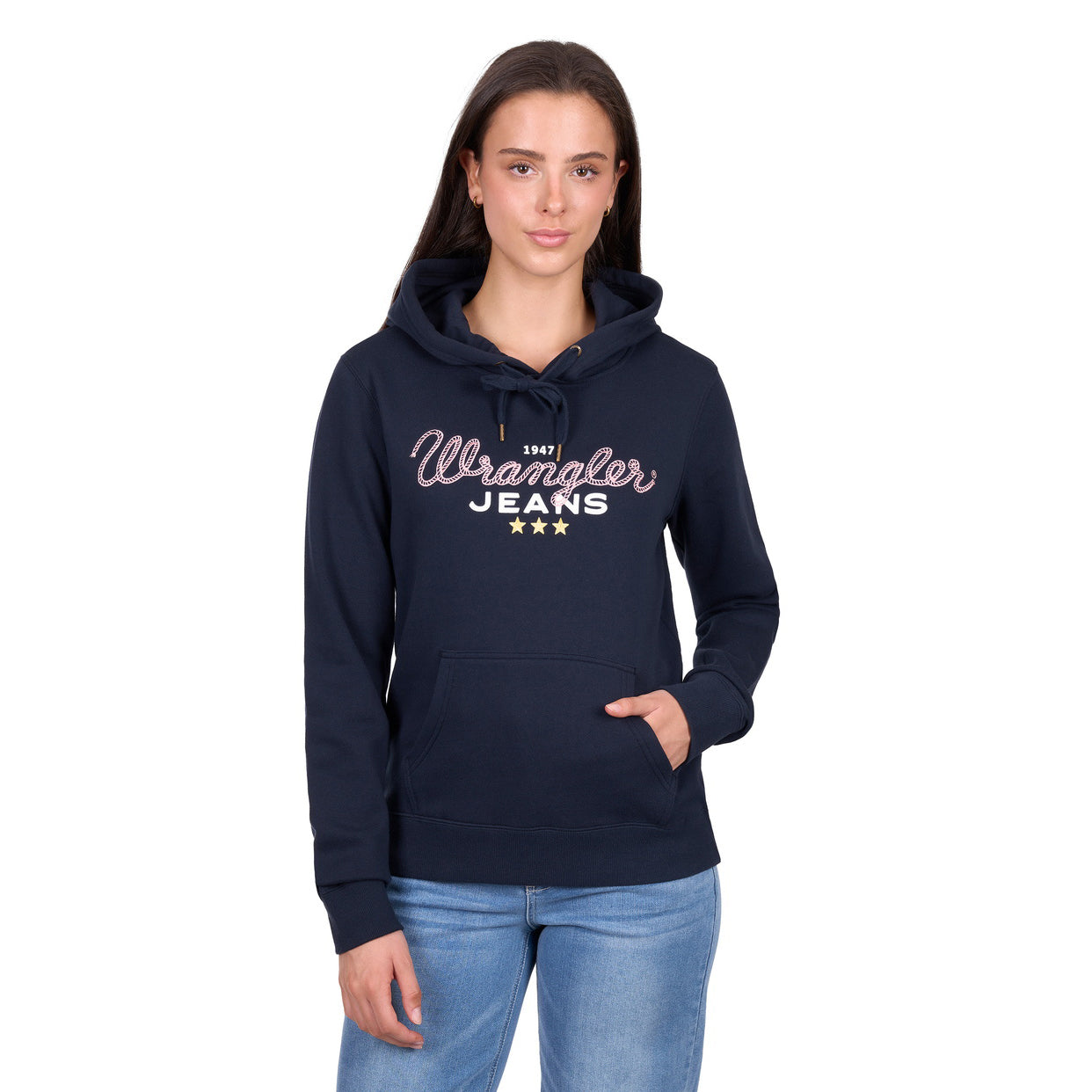 Wrangler Womens Piper Hoodie (X6W2587554) Navy