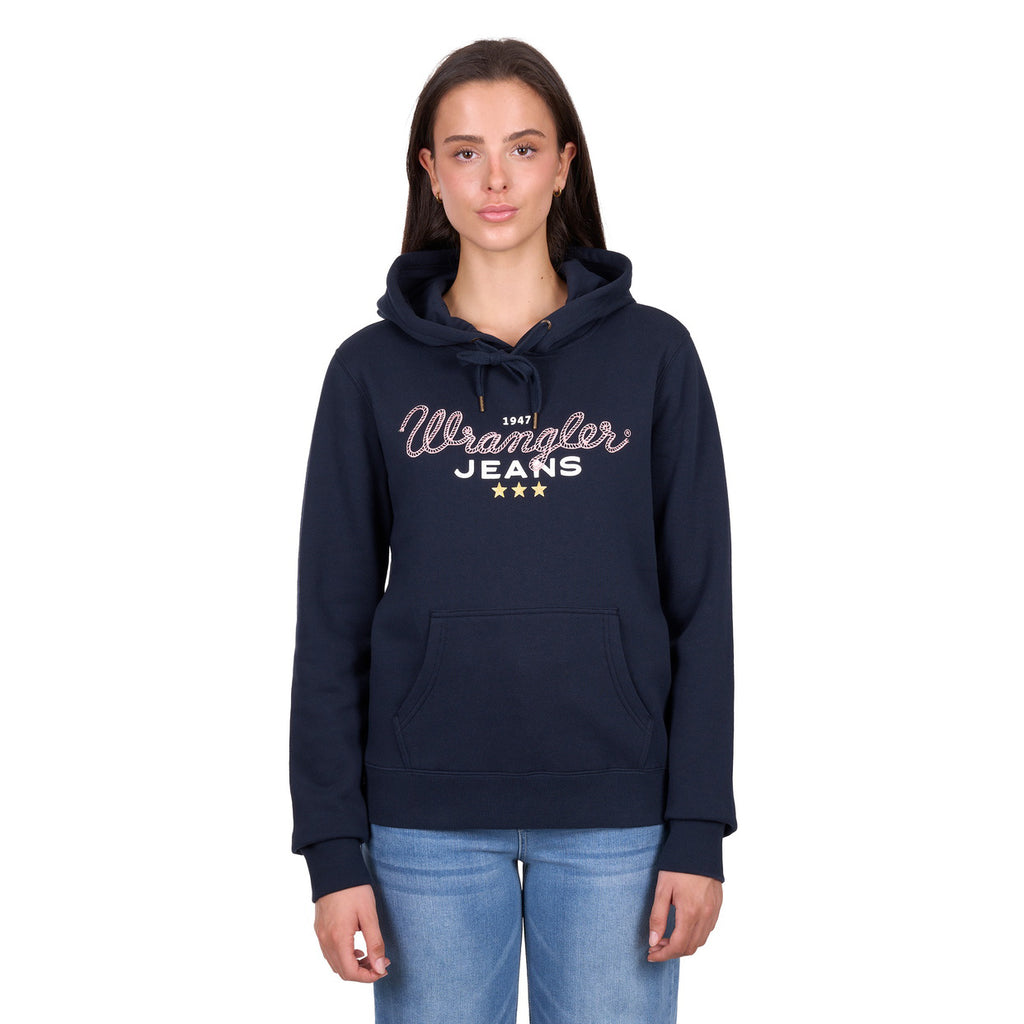 Wrangler Womens Piper Hoodie (X6W2587554) Navy