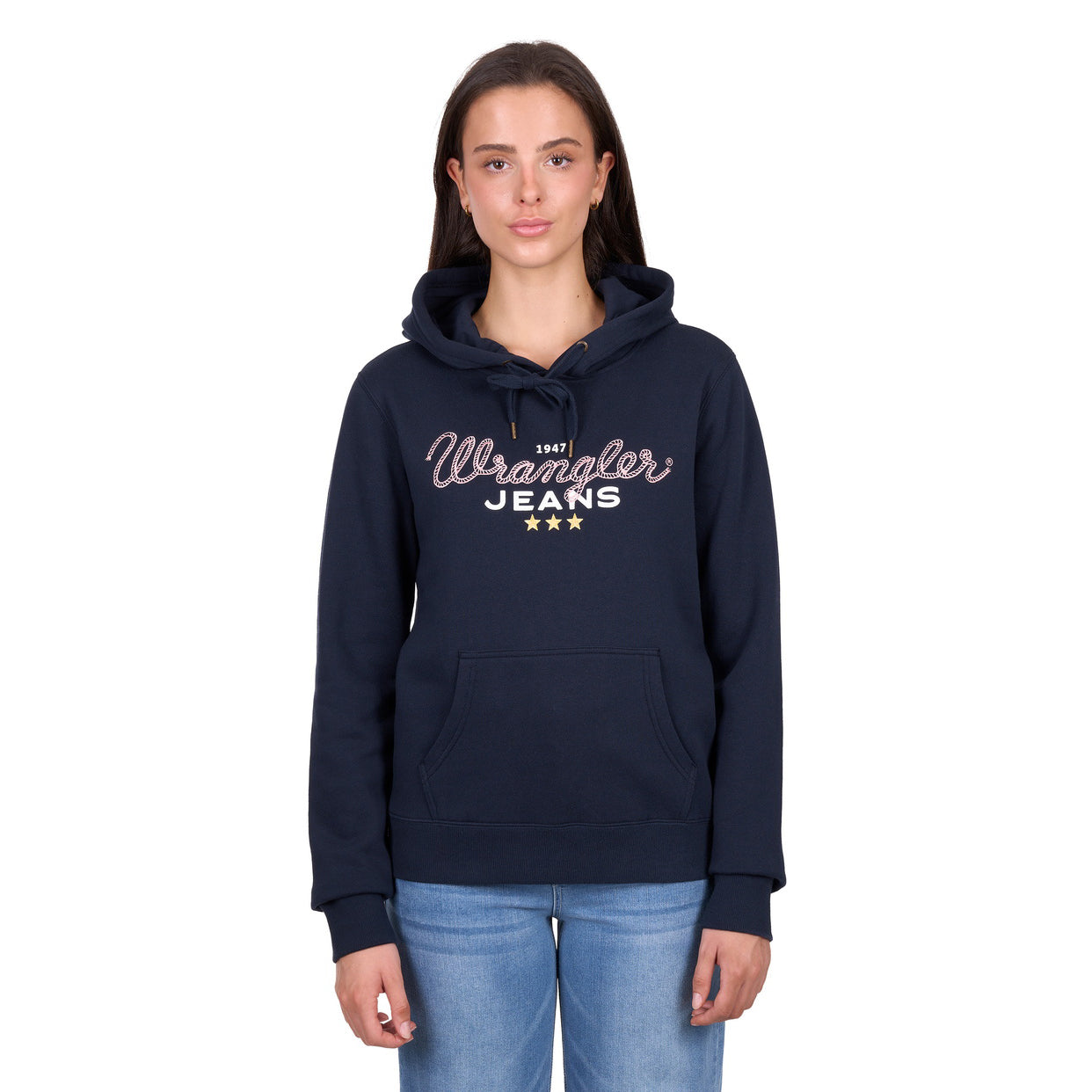 Wrangler Womens Piper Hoodie (X6W2587554) Navy
