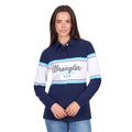 Wrangler Womens Piper Rugby (X6W2577546) Navy/Light Blue