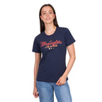 Wrangler Womens Piper S-S Tee (X6W2598471) Navy