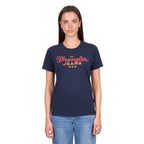 Wrangler Womens Piper S-S Tee (X6W2598471) Navy