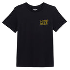 Wrangler Womens Regular Fit S/S Tee (112379661) Black Beauty Front Flat Lay