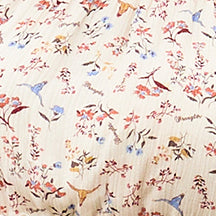 Wrangler Women's Renee Dress (X6S2407621) Cream - Print detail close up