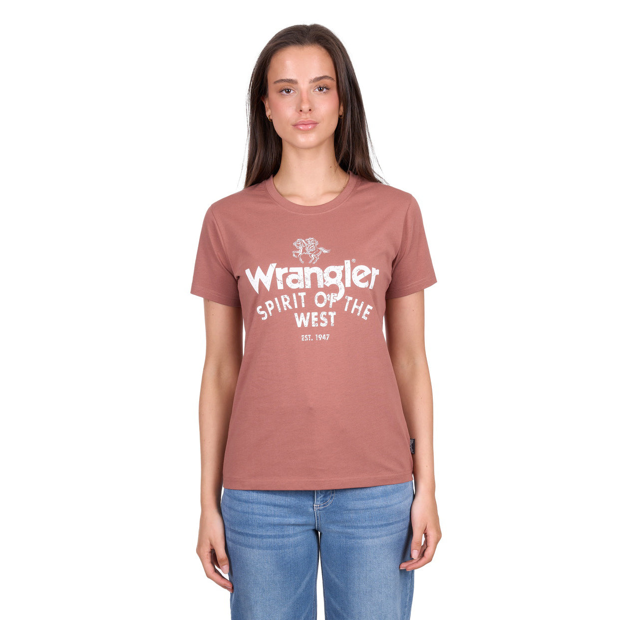 Wrangler Womens Sheena S/S Tee (X6W2598535) Copper