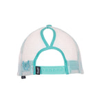 Wrangler Womens Stevie High Profile Ponytail Trucker Cap (X6W2937CAP) Aqua OSFM