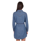Wrangler Womens Wendy L/S Dress (X6W2460530) Mood Indigo