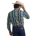 Wrangler Mens Checotah Classic Fit L/S Western Shirt (112384297) High Desert