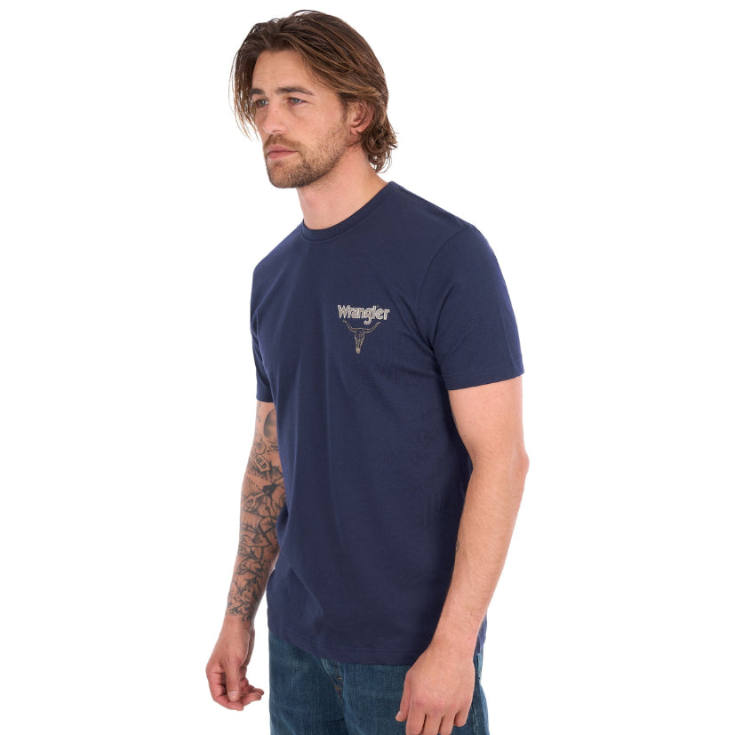 Wrangler Mens Jay S/S Tee (XCP1557683) Navy