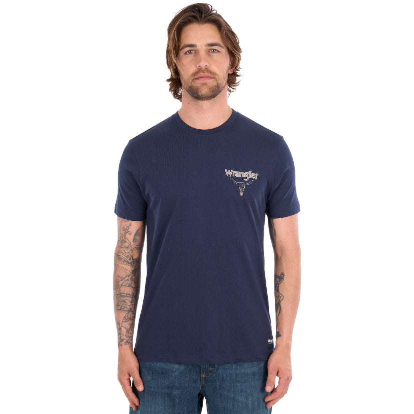 Wrangler Mens Jay S/S Tee (XCP1557683) Navy