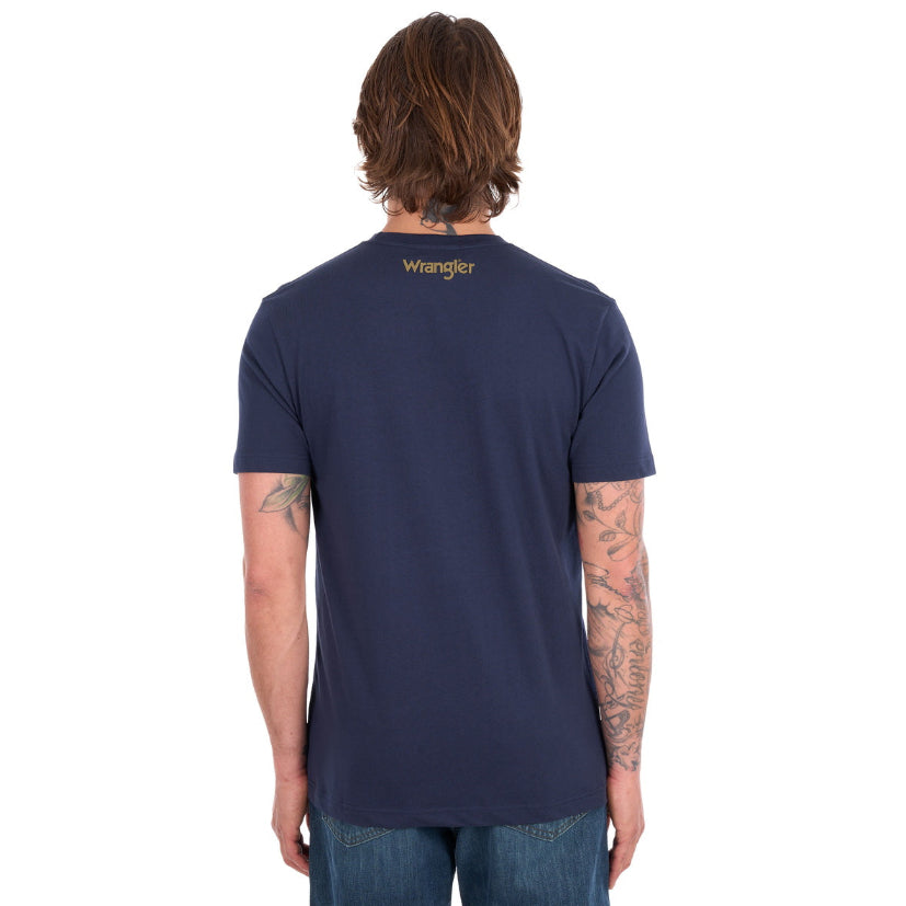 Wrangler Mens Jay S/S Tee (XCP1557683) Navy