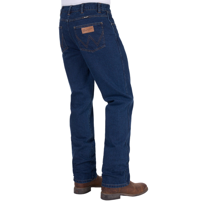 Wrangler Mens Regular Straight Leg Jeans (XLR1200032) Original Rinse